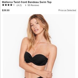 NWT Victoria’s Secret Mallorca Twist-front Bandeau